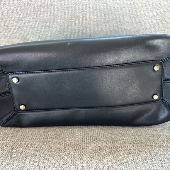 Kate Spade Elena Chelsea Park Coastline Patent Leather Tote Bag Mint and Black - Picture 12 of 12